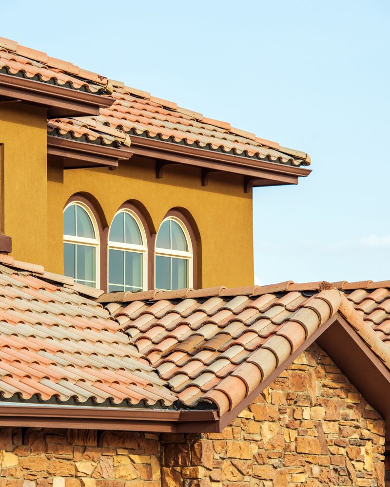 stone roof tiles