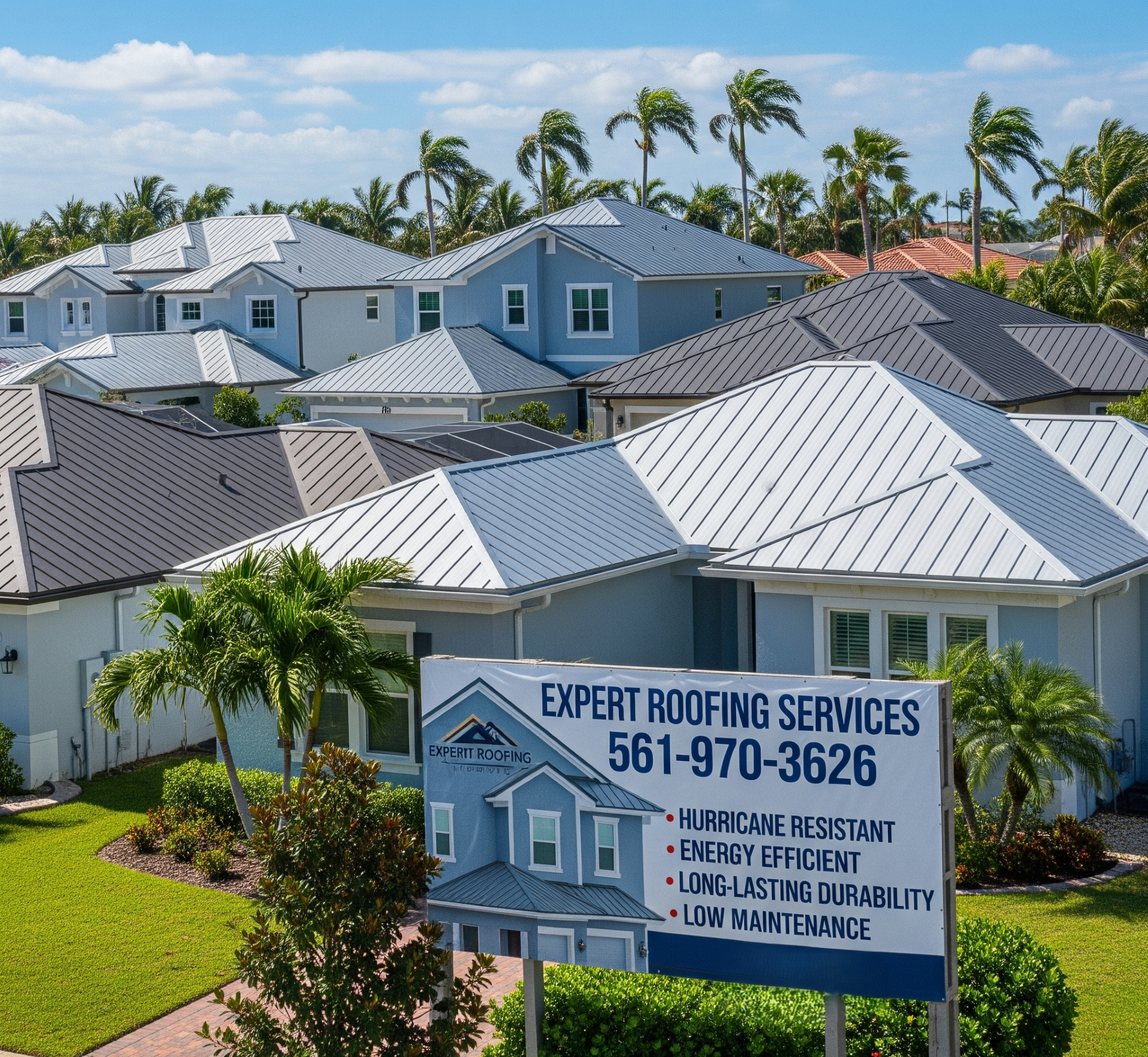 Top-quality metal roof installation and replacement in Jupiter, FL 1 Metal Roof in Port St Lucie