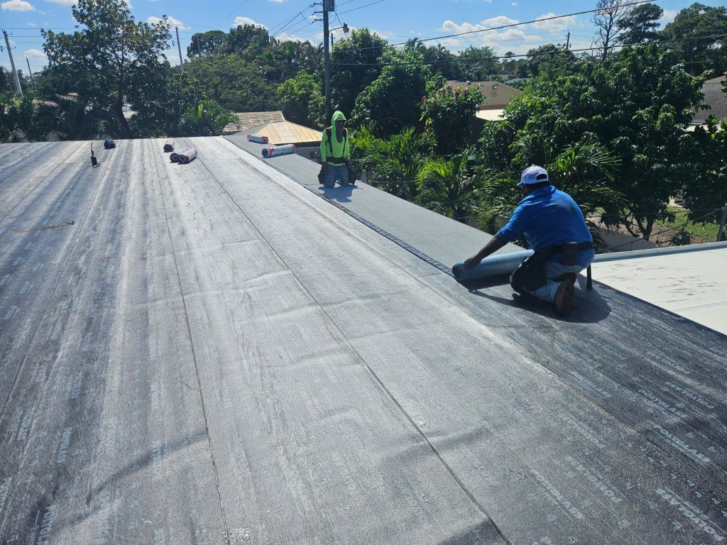 Flat Roof installation by Expert Roofing Services