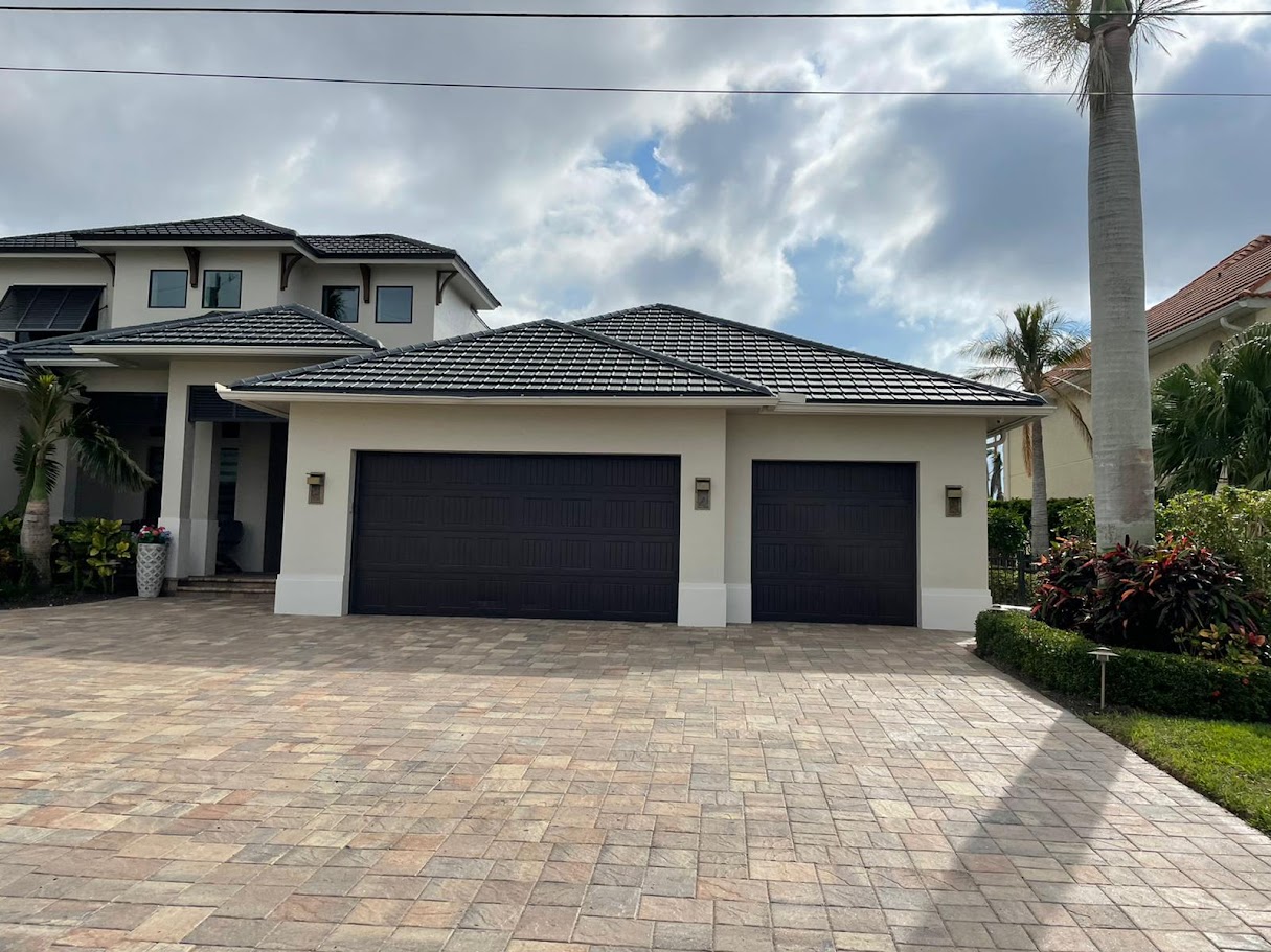 Metal roof replacement in progress Jupiter Florida by Expert Roofing Services